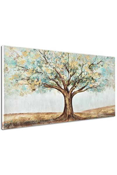 ALAYRA International لوحة فنية جدارية من القماش لشجرة الحياة الخضراء من ألاير...