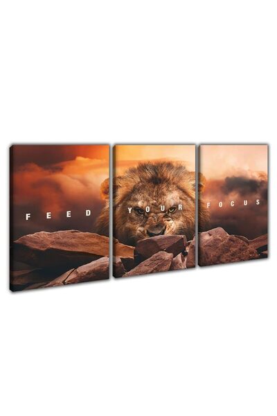 ALAYRA International لوحة جدارية قماشية ملهمة من ALAYRA، ثلاث لوحات، لوحة جدا...