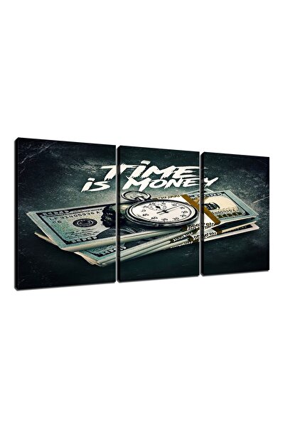 ALAYRA International لوحة جدارية تحفيزية من ألايرا: الوقت من ذهب، ملصق، اقتبا...