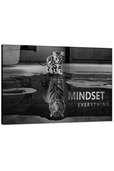 ALAYRA International ملصقات ألايرا بالأبيض والأسود: قطة صغيرة ونمر كبير - فن ...