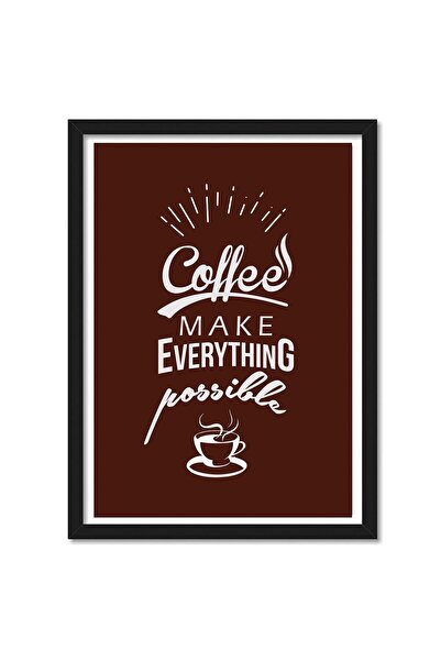ALAYRA International ALAYRA - Coffee Quote(Coffee Make Everything Possible) P...
