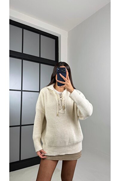 Gaus سترة تريكو بتفاصيل دانتيل حجري GAUS-00857