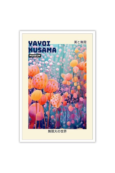 ALAYRA International ALAYRA Retro Yayoi KUAEma The Infinity Big World Posters...