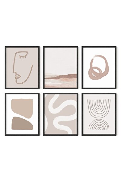 ALAYRA International ALAYRA Boho Posters - Set of 6 Aesthetic Posters for Roo...