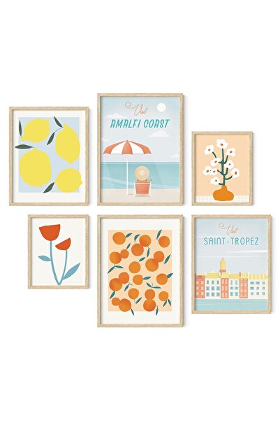 ALAYRA International لوحات جدارية للسفر من ألايرا - لوحات جدارية مؤطرة، ملصقا...