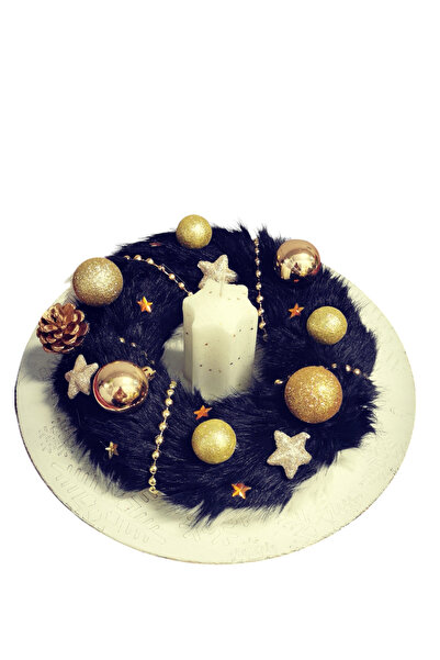 Joy in a Box Flowers Decorațiune centrală de Crăciun, 32 cm x 10 cm