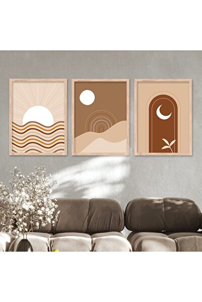 ALAYRA International لوحة ألايرا لتزيين الجدران - لوحة فنية حديثة مؤطرة لتزيين جدران غرفة المعيشة