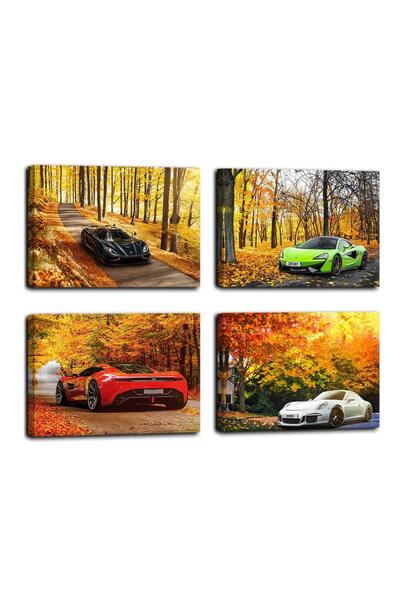 ALAYRA International ALAYRA Car Poster Boys Room Decorations Canvas Wall Art ...