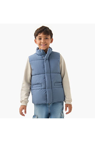 Juniors سترة مبطنة بسحاب أمامي