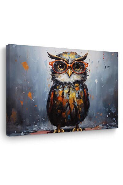 ALAYRA International ألايرا - ديكور بومة سعيدة - هدايا بومة - لوحة جدارية قما...