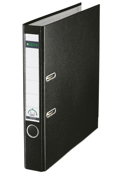 Esselte 180° biblioraft, PP, partially recycled, FSC certified, A4, 52 mm, Leitz black