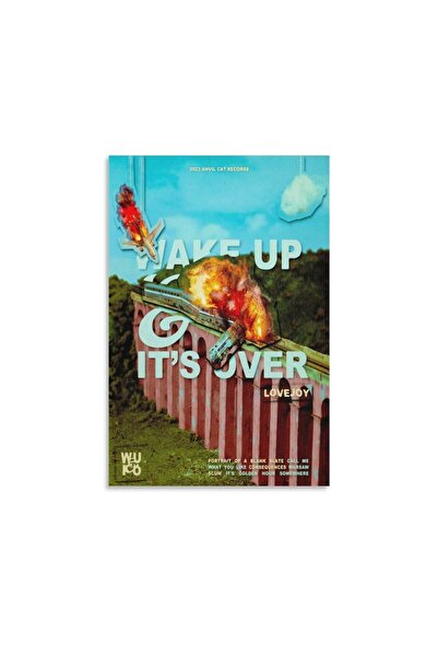 ALAYRA International ألايرا - استيقظي وانتهى الأمر - ملصق لوف جوي - ملصق قماش...