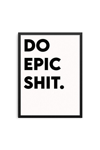 ALAYRA International ألايرا - مع خالص التحيات، ليس اقتباسًا ملهمًا - ملصق كلمات تحفيزية 11 × 14 بوصة بدون إطار