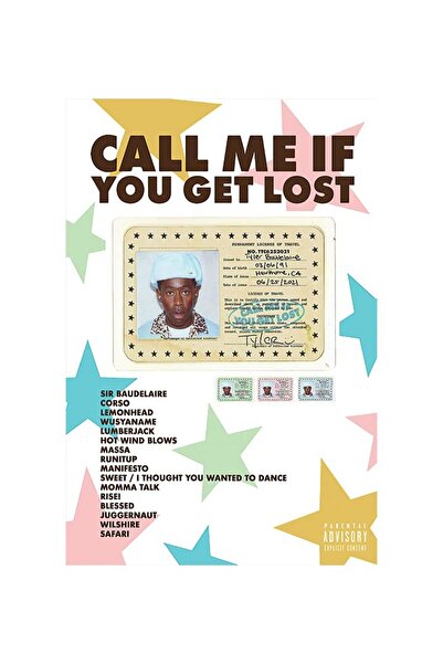 ALAYRA International ملصق ألايرا تايلر ذا كيور، ملصق ألبوم موسيقي "اتصل بي إذا ضللت الطريق"، ديكور غرفة جمالي