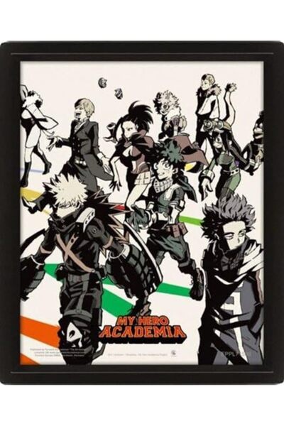 ALAYRA International ALAYRA My Hero Academia Poster in 3D (Heroes and Villain...