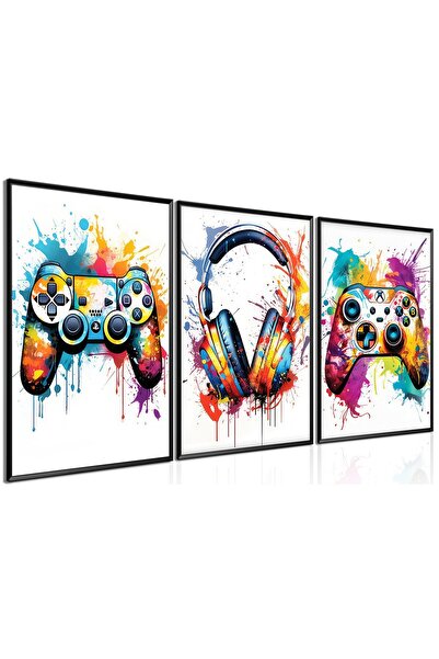 ALAYRA International مجموعة ديكورات جدارية أنيقة لمحبي الألعاب من ALAYRA، مكو...