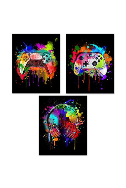 ALAYRA International مجموعة ملصقات ألعاب ALAYRA، 3 ملصقات (8x10)، ديكورات جدا...