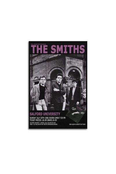 ALAYRA International ألايرا، فرقة ذا سميثز، جامعة سالفورد، لوحة فنية على قماش...