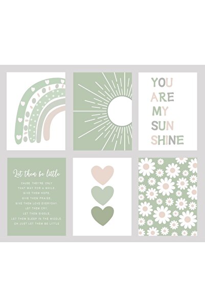 ALAYRA International مطبوعات فنية جدارية من تصميم ألايرا، لوحة "اللون الأخضر ...