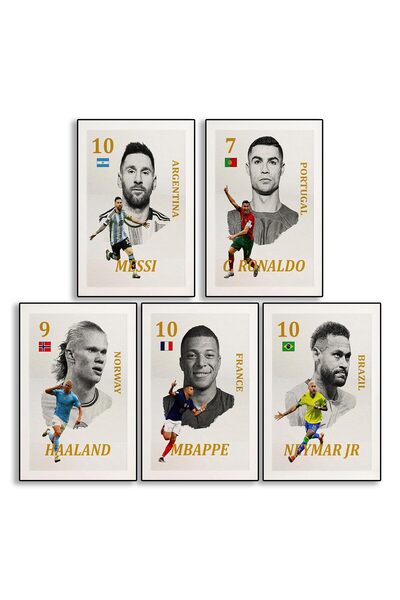 ALAYRA International ALAYRA ميسي، رونالدو، مبابي، نيمار، هالاند لكرة القدم مل...