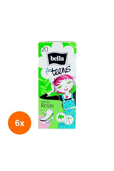 Bella Set of 6 x 20 Absorbent Teens Relax