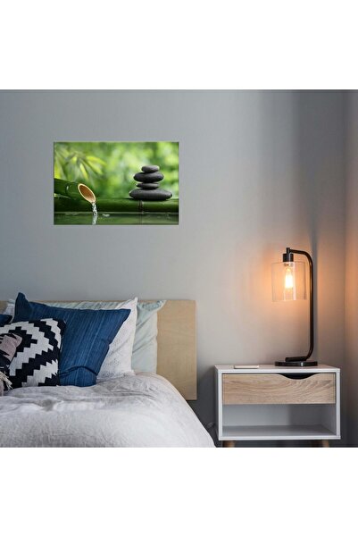 ALAYRA International لوحة جدارية قماشية من ALAYRA Spa، صورة حجرية زين لتزيين ...