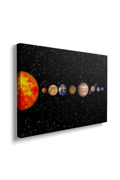 ALAYRA International لوحة جدارية مؤطرة من قماش الكانفاس، تصور الفضاء، النظام ...