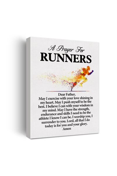 ALAYRA International ملصق جداري من القماش عليه اقتباس من دعاء العدّاء، مناسب ...