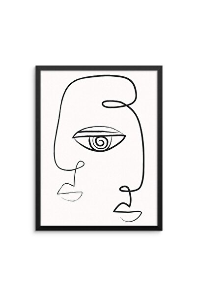 ALAYRA International ألايرا، بكل إخلاص، ليس خطًا متصلًا، لوحة فنية تجريدية لو...