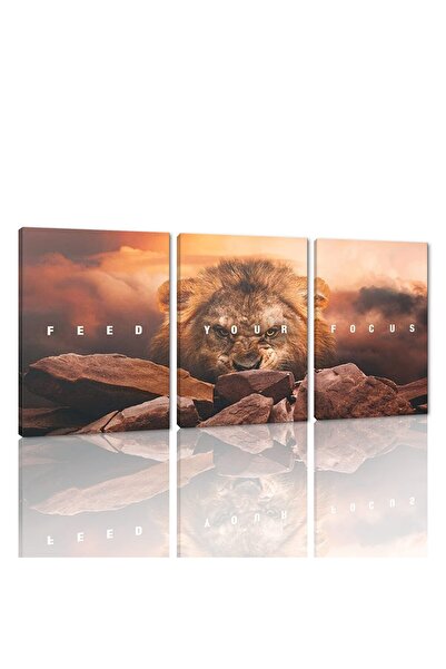 ALAYRA International ALAYRA Motivational Canvas Wall Art Feed Your Focus Post...