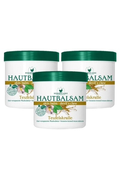 Herbamedicus Set 3 x Balsam de Corp Gheara Dracului, 250 ml