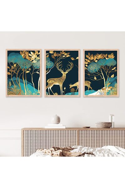 ALAYRA International لوحة ألايرا لتزيين الجدران - لوحة فنية حديثة مؤطرة لتزيي...