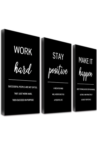 ALAYRA International لوحات جدارية ملهمة من ALAYRA للمكاتب، تتضمن اقتباسات تحف...