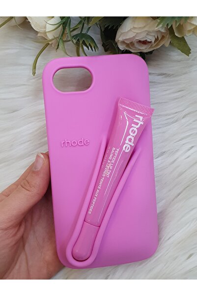 ZB Aksesuarda Moda حافظة ناعمة متوافقة مع هاتف iPhone 16E مع هدية ملمع الشفاه