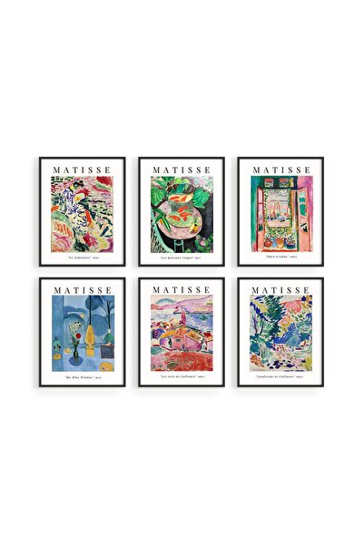 ALAYRA International ملصقات جمالية من ALAYRA، ملصق ماتيس - مجموعة من 6 ملصقات...
