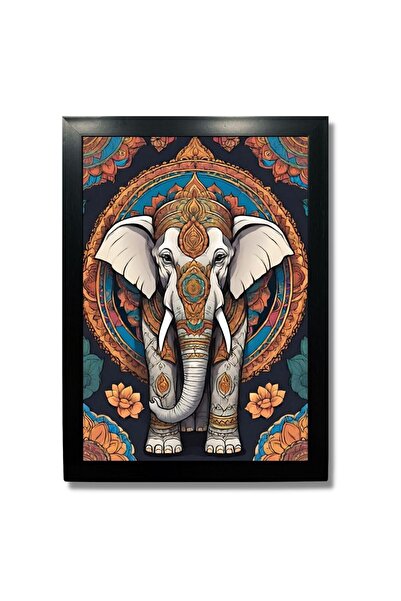 ALAYRA International ألايرا وود - ملصق جداري فني ماندالا أسطوري - ديكور جداري...