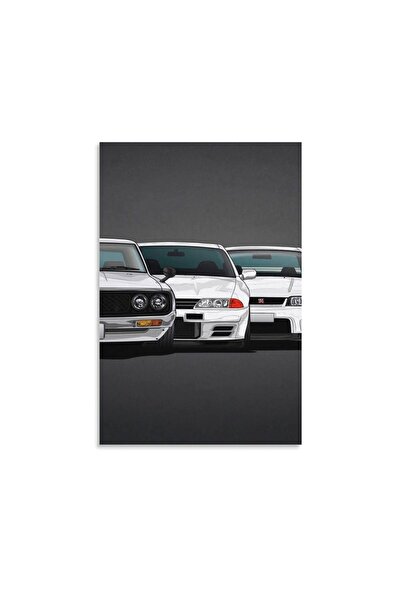 ALAYRA International ملصق سيارة ALAYRA JDM، ملصق سيارة GTR عتيق، لوحة فنية جد...