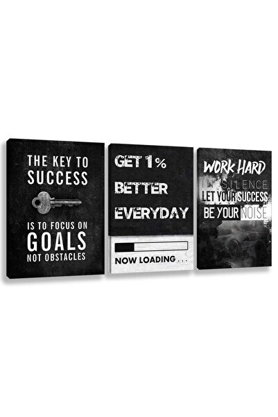 ALAYRA International لوحة جدارية ملهمة من قماش ألايرا، ملصق عن العمل الجاد، ع...