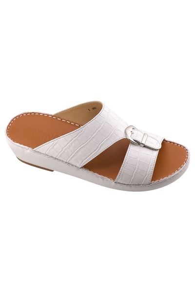 AET صنادل عربية يدوية الصنع للرجال من A E T، شباشب خارجية للرجال، مصنوعة بالك...