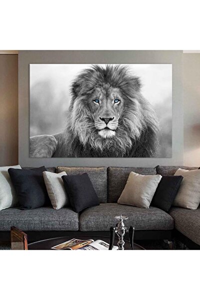 ALAYRA International لوحة جدارية قماشية لأسد من ALAYRA، مطبوعات ملصقات بالأبي...