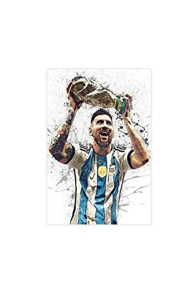 ALAYRA International ALAYRA Messi Poster Soccer Picture 1 Canvas Bedroom Wall...
