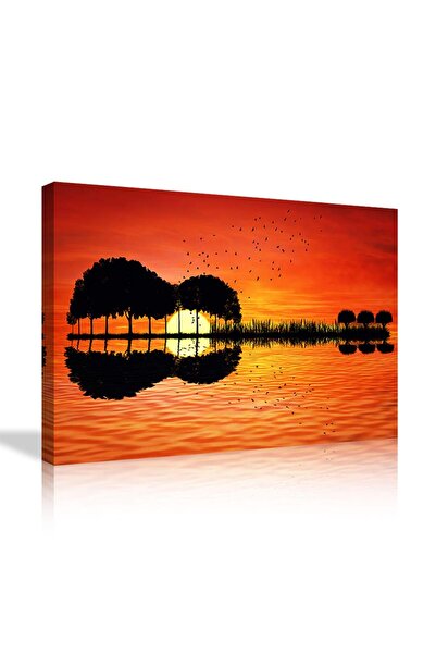 ALAYRA International ALAYRA Music Wall Decor for Bedroom Guitar Wall Art Canv...