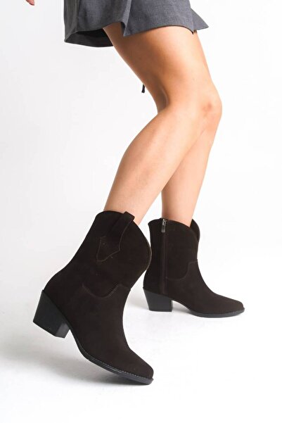 inyola Kadın Hakiki Deri Western Kovboy Bot 5120