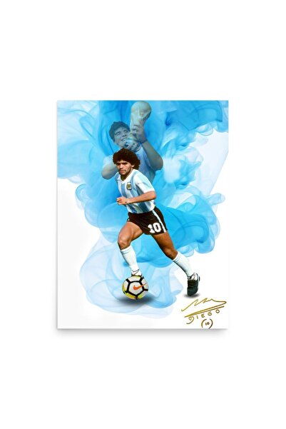 ALAYRA International ملصق ألايرا دييغو مارادونا، ملصق كرة قدم، ديكور غرفة كرة قدم، هدايا كرة قدم للأولاد، ديكور كرة قدم