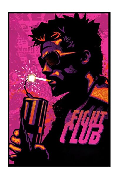 ALAYRA International ملصق فيلم نادي القتال (ALAYRA) - لوحة جدارية فنية عائلية...