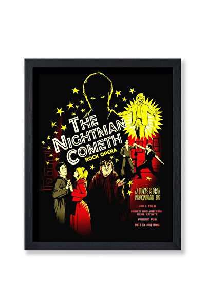 ALAYRA International ملصق إعلاني عتيق من سلسلة ALAYRA - طباعة مسلسل تلفزيوني قديم - لوحة جدارية مقاس 8x10 بدون إطار -