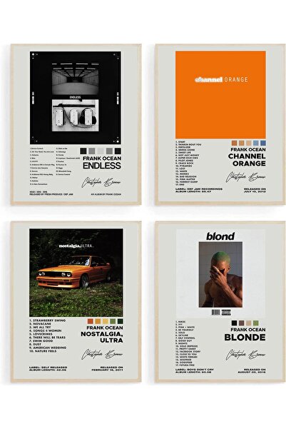 ALAYRA International ALAYRA Frank Ocean Album Cover Signed Limited Posters Pr...