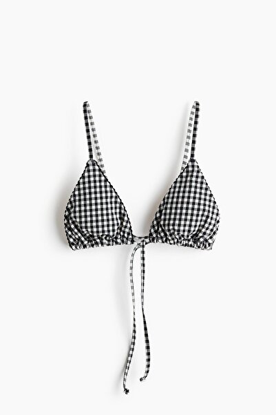 H&M Dolgulu Üçgen Bikini Üstü