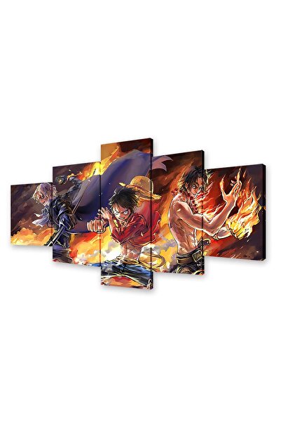 ALAYRA International لوحة فنية مطبوعة على قماش من أنمي ون بيس، تضم شخصيات لوف...