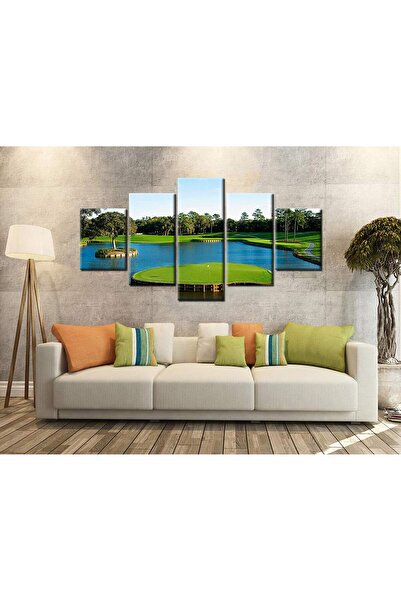 ALAYRA International لوحة جدارية من عشب المنشار من ألايرا، ديكور جداري لملعب غولف، صور فلوريدا، نادي غولف، مطبوعة على قماش ومؤطرة